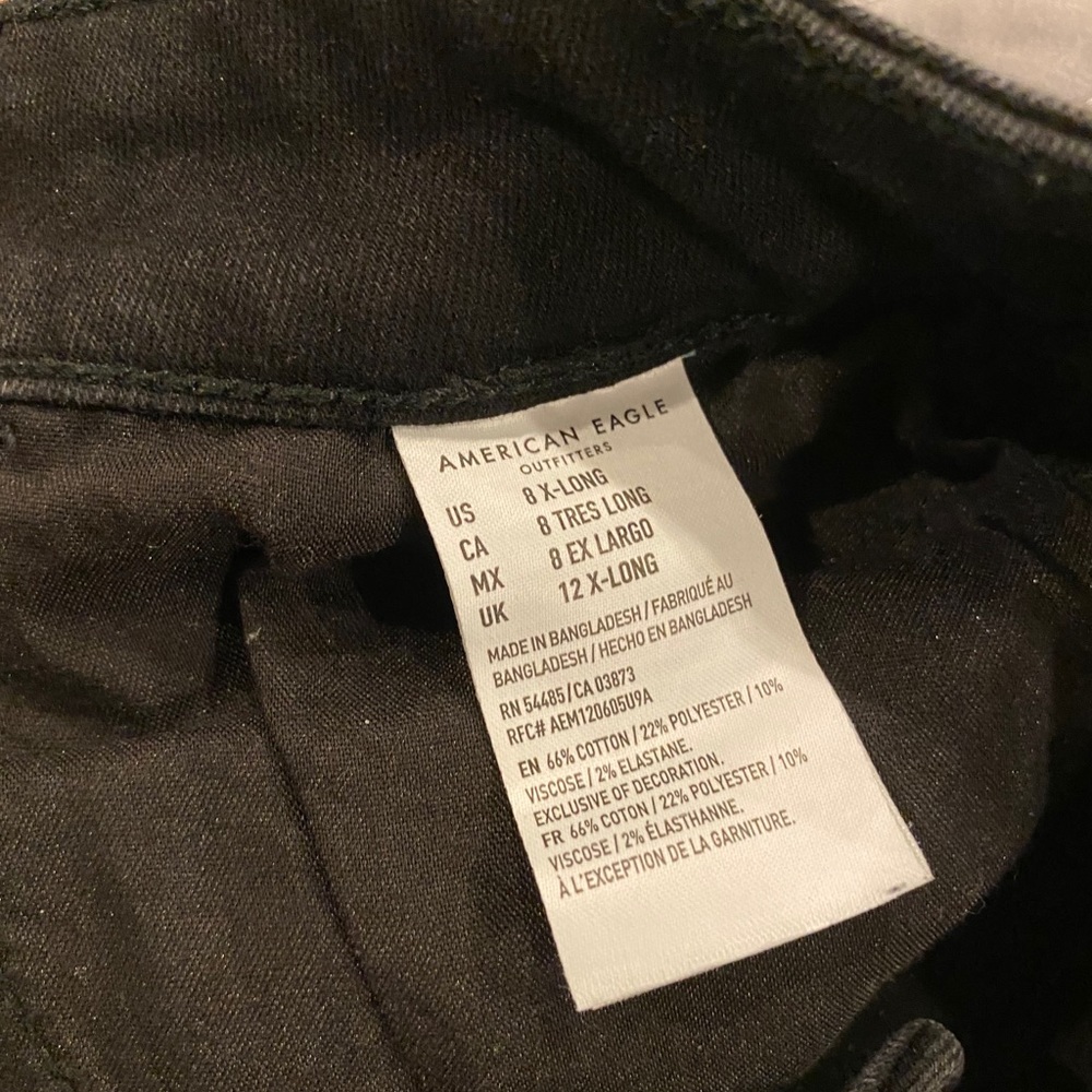 American Eagle 8 extra long jeggings